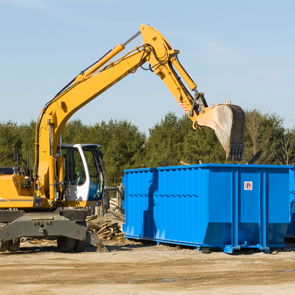 is there a minimum or maximum amount of waste i can put in a residential dumpster in Mayfield MI